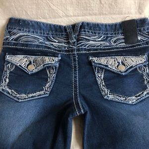 Vanity original jeans size 27W/33L dazzle pockets